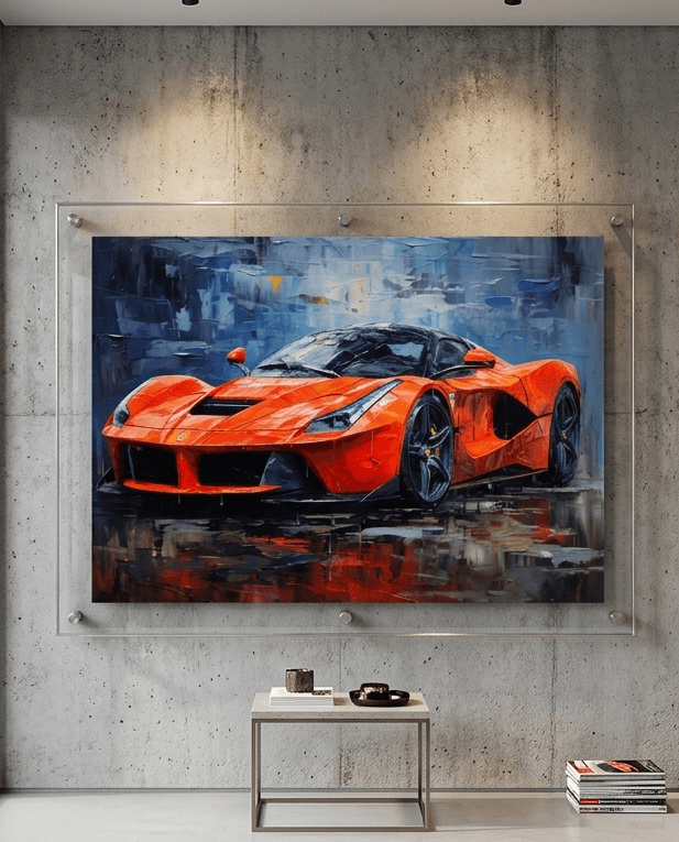 Italian Velocity: The Sculpted LaFerrari Canvas