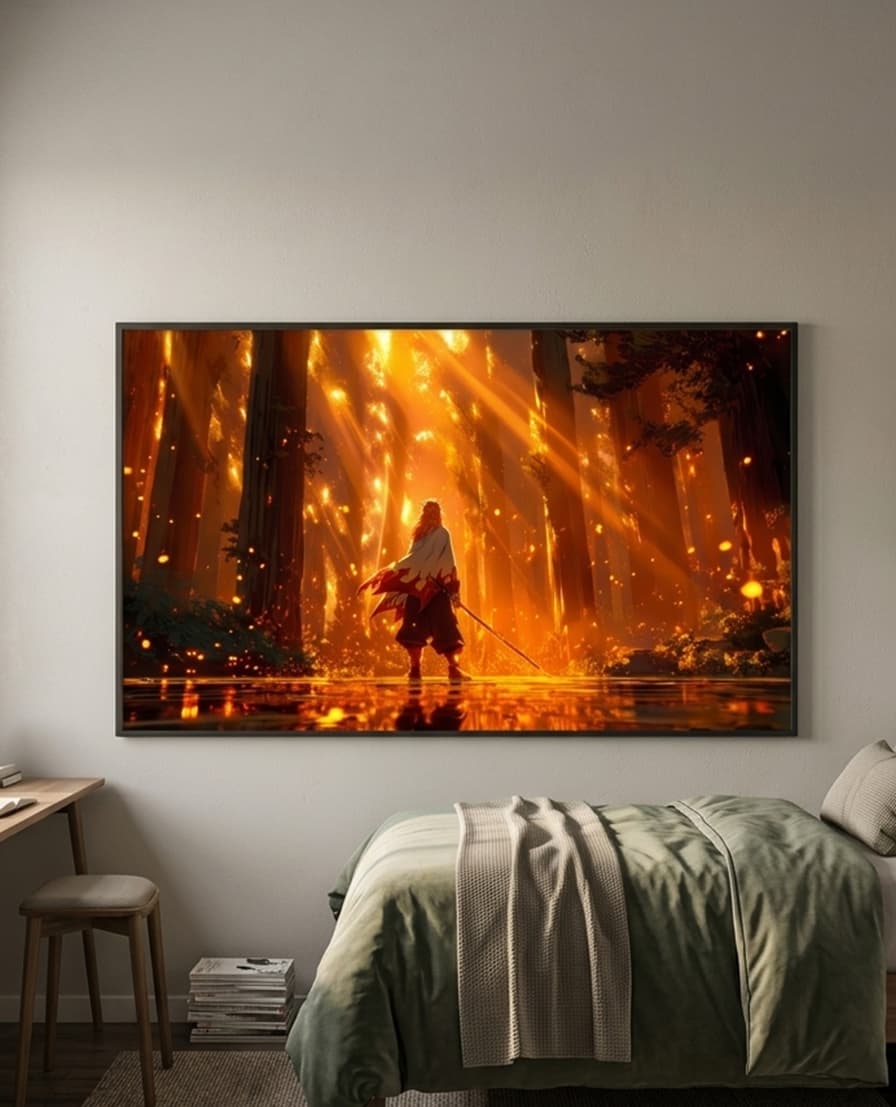 Eternal Flame: The Hashira of Fire Canvas