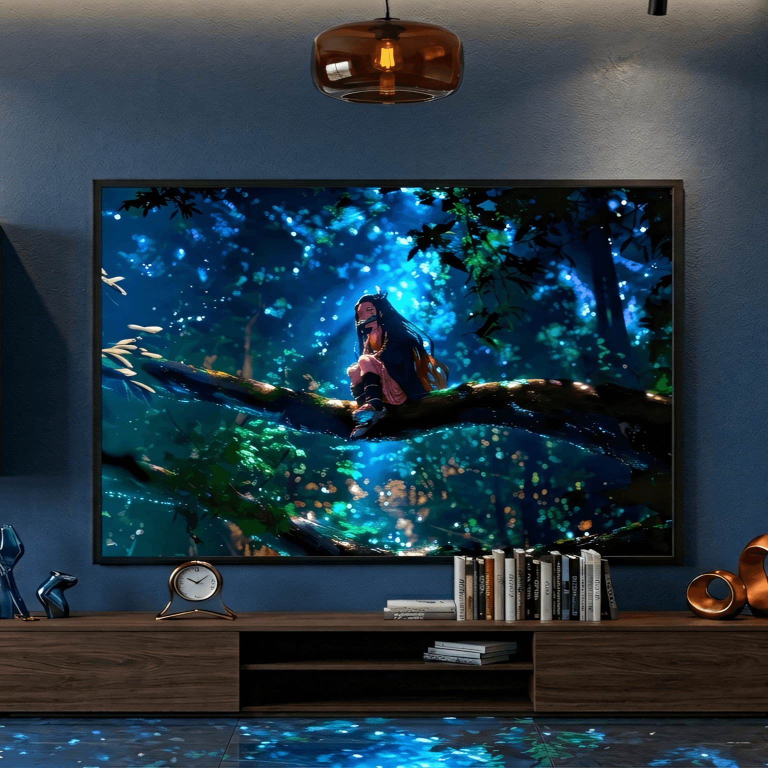 Nezuko Kamado: Luminous Forest Solitude